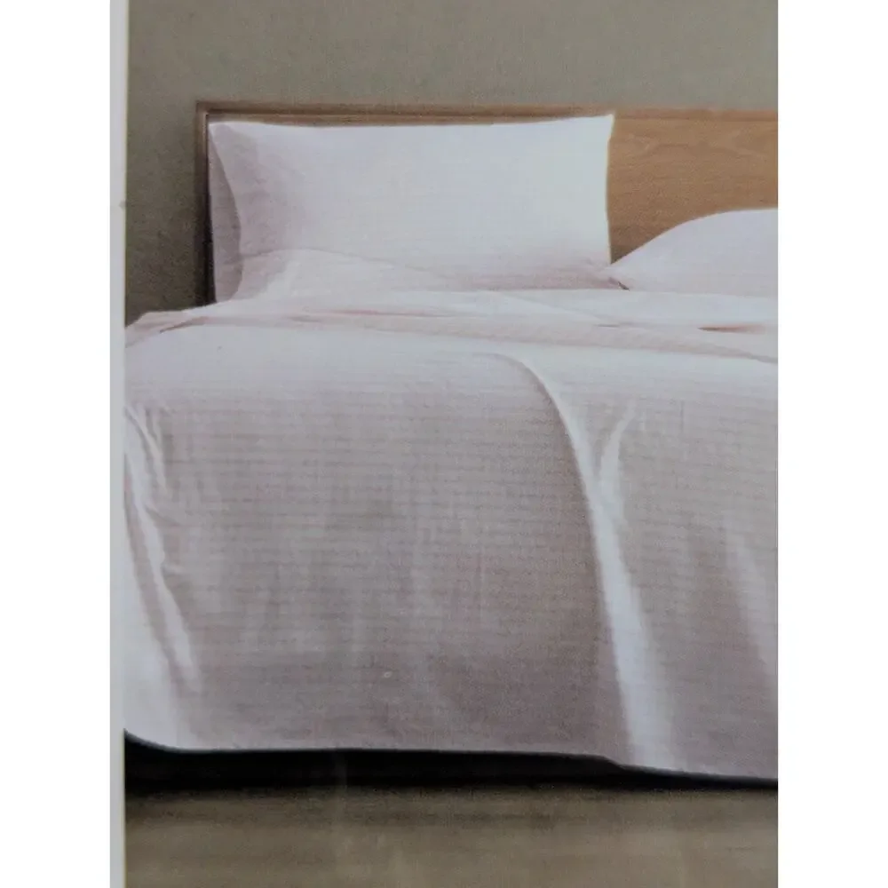 Marimekko Pikku Rasymatto Pink Maija Isola 100% Cotton Queen Sheet Set Polkadots